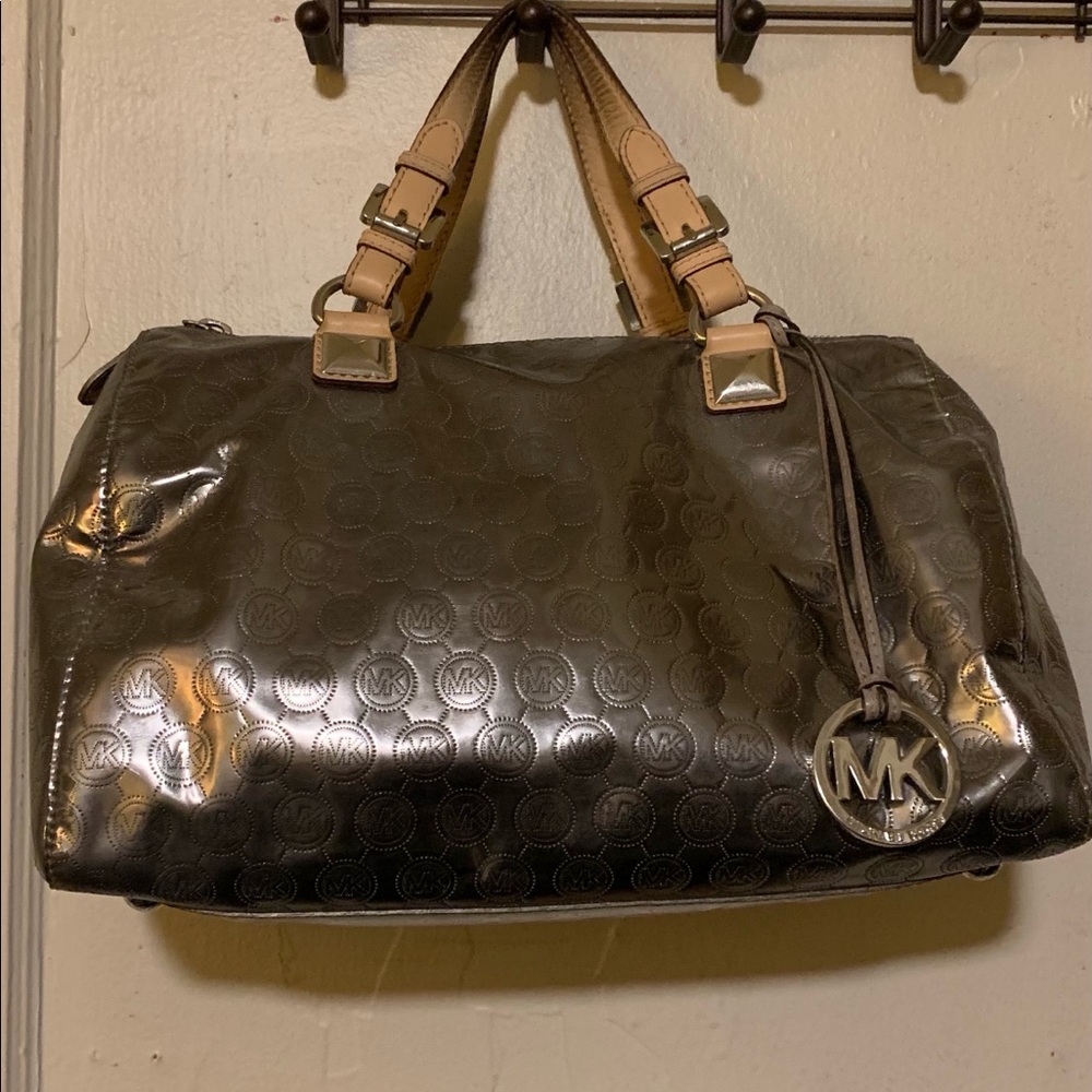 MK silver purse